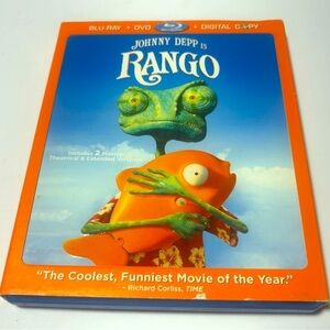 Rango. Blu-Ray Only! Starring Johnny Depo. Nickelodeon